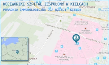 PORADNIA IMMUNOLOGICZNA DLA DZIECI - WOJEWÓDZKI SZPITAL ZESPOLONY W KIELCACH - ARTWIŃSKIEGO 3A,  KIELCE